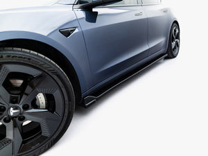 Maxton Design Side Skirts Diffusers V.2 Tesla Model 3 - Wayside Performance 