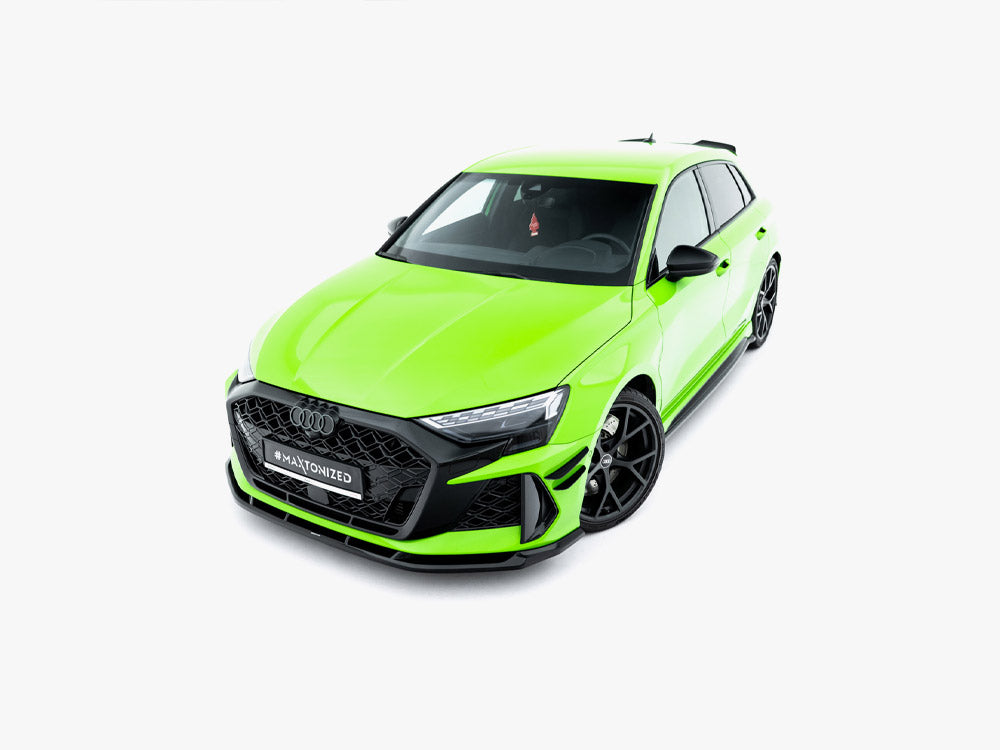 Maxton Design Front Splitter V.1 Audi RS3 Sportback 8Y Facelift - Wayside Performance 