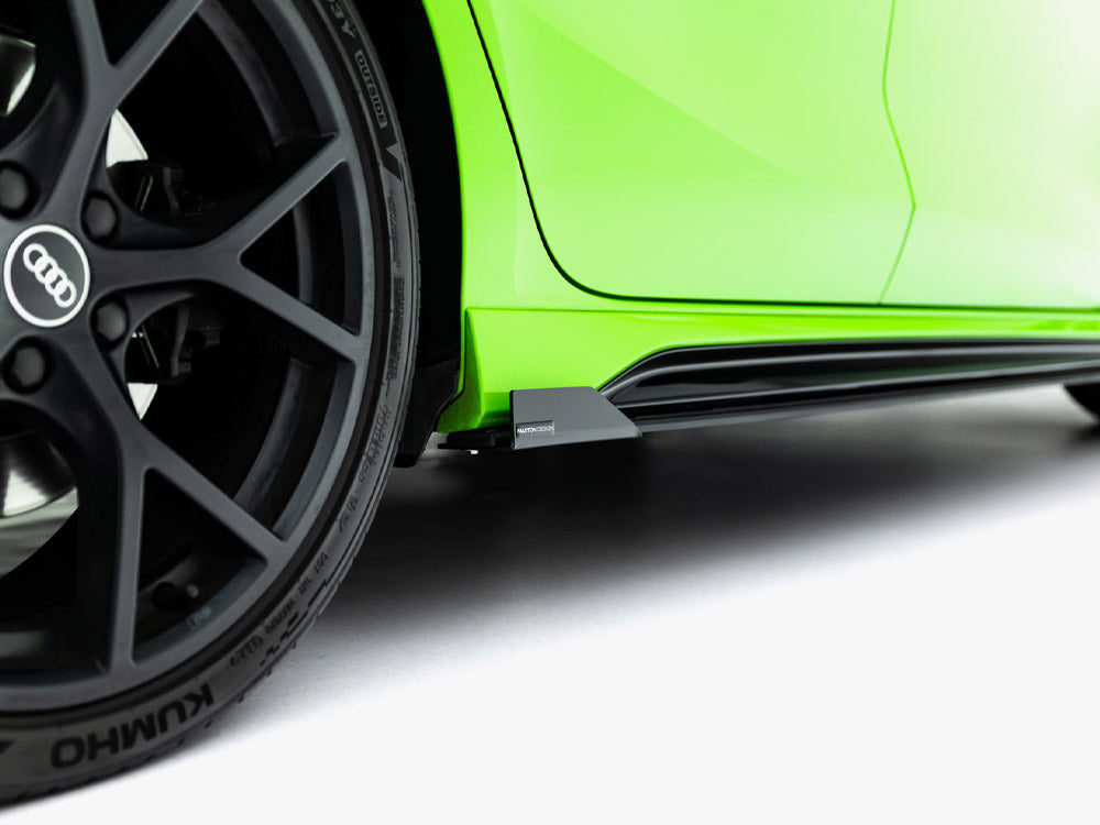 Maxton Design Street PRO Side Skirt Diffusers + Flaps Audi RS3 Sportback 8Y Facelift - Wayside Performance 