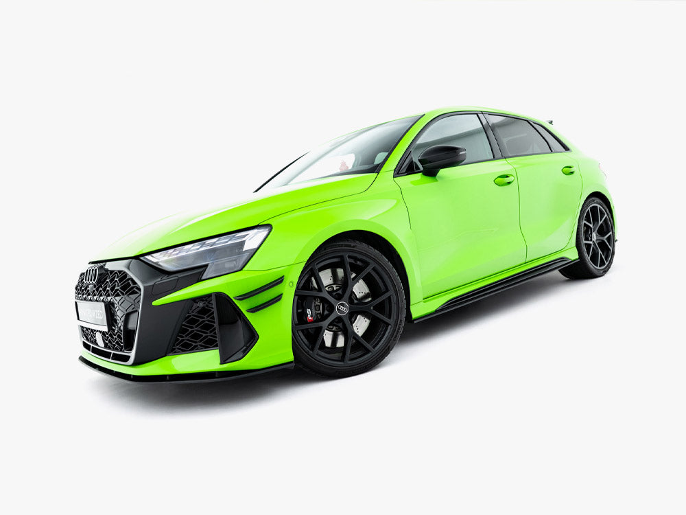Maxton Design Street PRO Side Skirt Diffusers Audi RS3 Sportback 8Y Facelift - Wayside Performance 