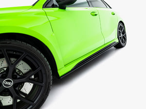 Maxton Design Street PRO Side Skirt Diffusers Audi RS3 Sportback 8Y Facelift - Wayside Performance 