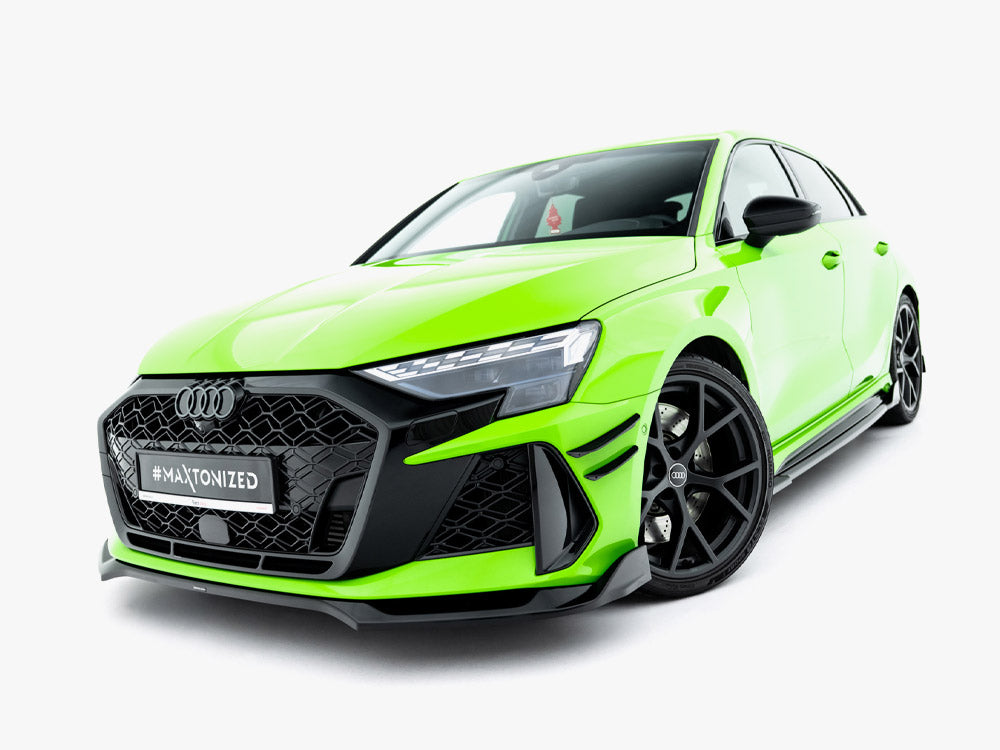 Maxton Design Front Splitter V.2 Audi RS3 Sportback 8Y Facelift - Wayside Performance 