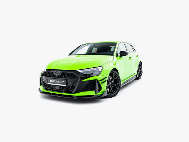 Maxton Design Front Splitter V.3 Audi RS3 Sportback 8Y Facelift - Wayside Performance 