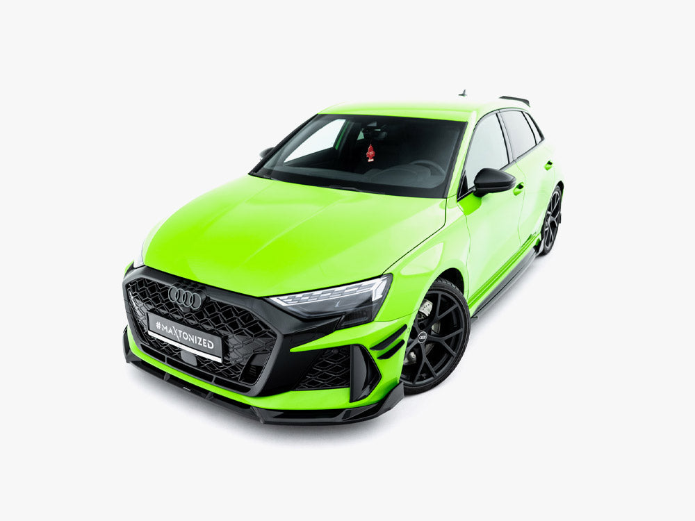 Maxton Design Front Splitter V.3 Audi RS3 Sportback 8Y Facelift - Wayside Performance 