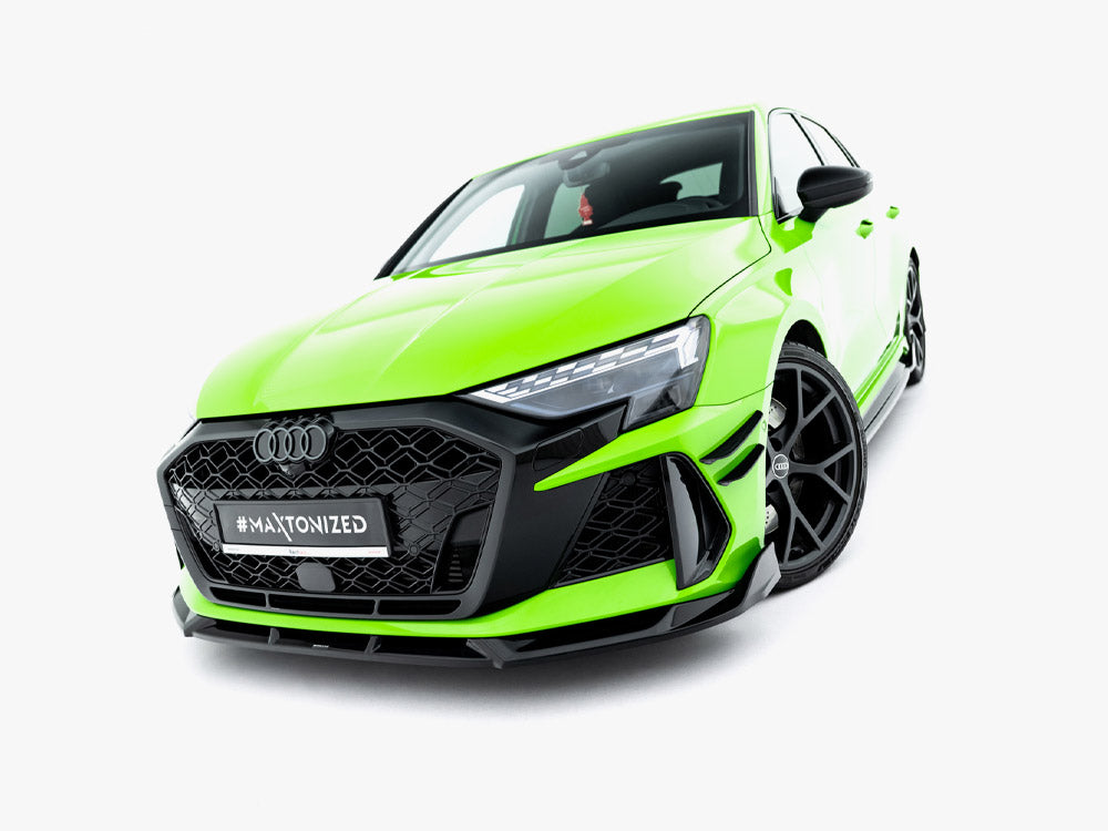 Maxton Design Front Splitter V.3 Audi RS3 Sportback 8Y Facelift - Wayside Performance 