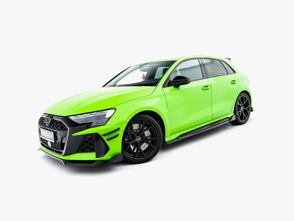Maxton Design Side Skirt Diffusers V.2 Audi RS3 Sportback 8Y / 8Y Facelift - Wayside Performance 