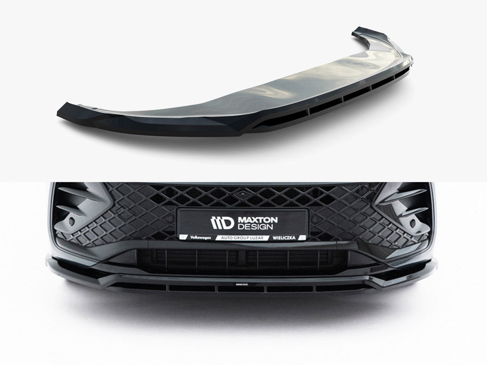Maxton Design Front Splitter V.2 Volkswagen Tiguan R-Line Mk3 - Wayside Performance 