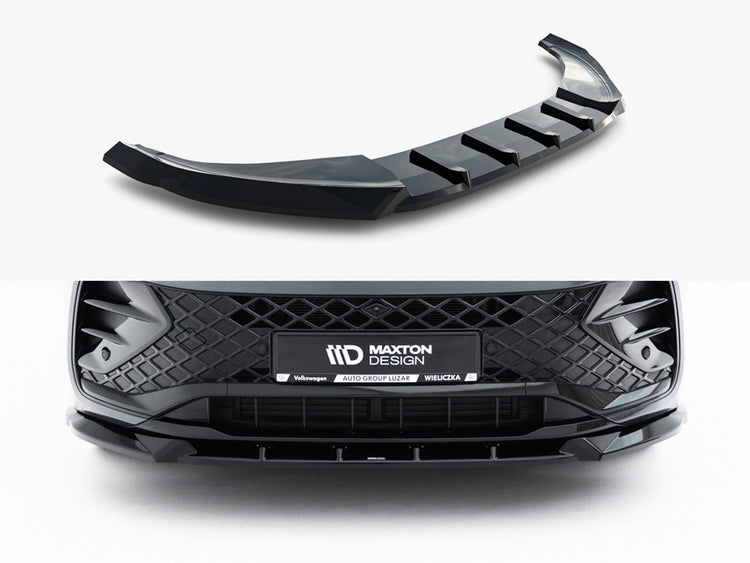 Maxton Design Front Splitter V.1 Volkswagen Tiguan R-Line Mk3 - Wayside Performance 