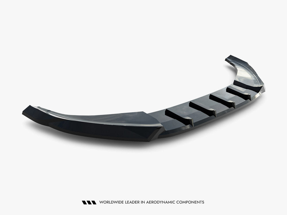 Maxton Design Front Splitter V.1 Volkswagen Tiguan R-Line Mk3 - Wayside Performance 