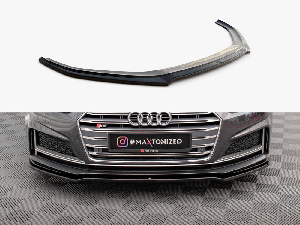 Maxton Design Front Splitter V.1 Audi S5 / A5 S-line F5 Coupe / Sportback (2016-) - Wayside Performance 