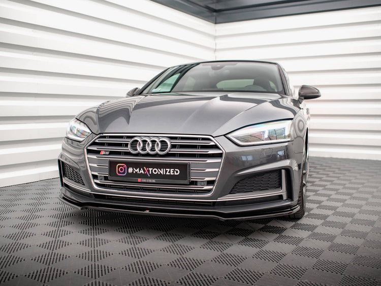 Maxton Design Front Splitter V.1 Audi S5 / A5 S-line F5 Coupe / Sportback (2016-) - Wayside Performance 