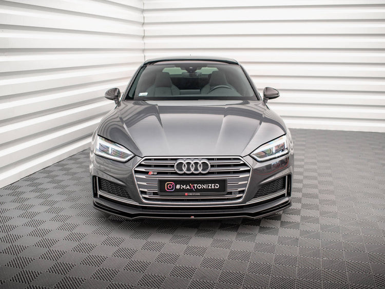 Maxton Design Front Splitter V.1 Audi S5 / A5 S-line F5 Coupe / Sportback (2016-) - Wayside Performance 