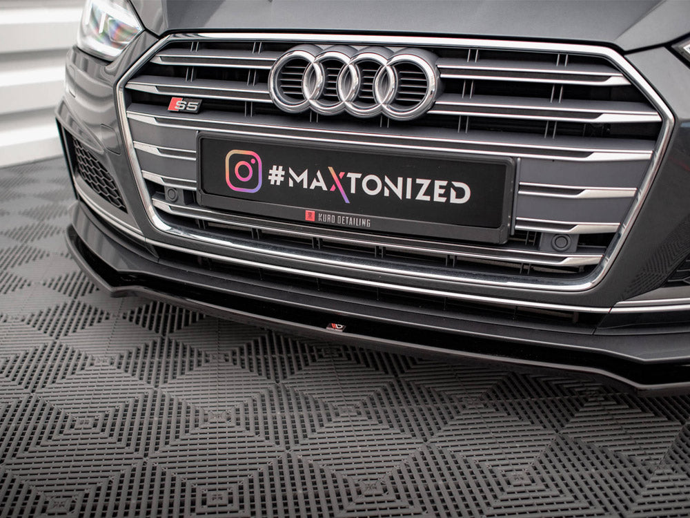 Maxton Design Front Splitter V.1 Audi S5 / A5 S-line F5 Coupe / Sportback (2016-) - Wayside Performance 