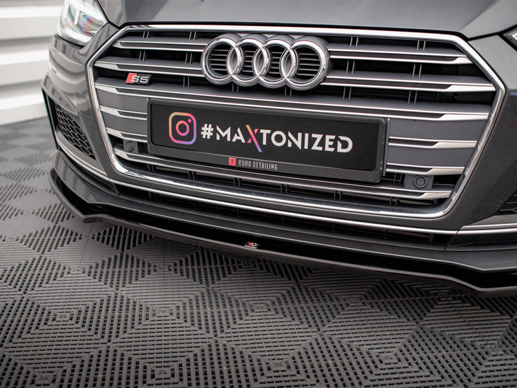 Maxton Design Front Splitter V.1 Audi S5 / A5 S-line F5 Coupe / Sportback (2016-) - Wayside Performance 