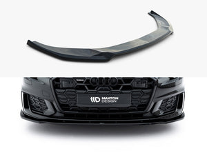 Maxton Design Front Splitter V.1 Audi A6 S-Line / S6 C8 - Wayside Performance 