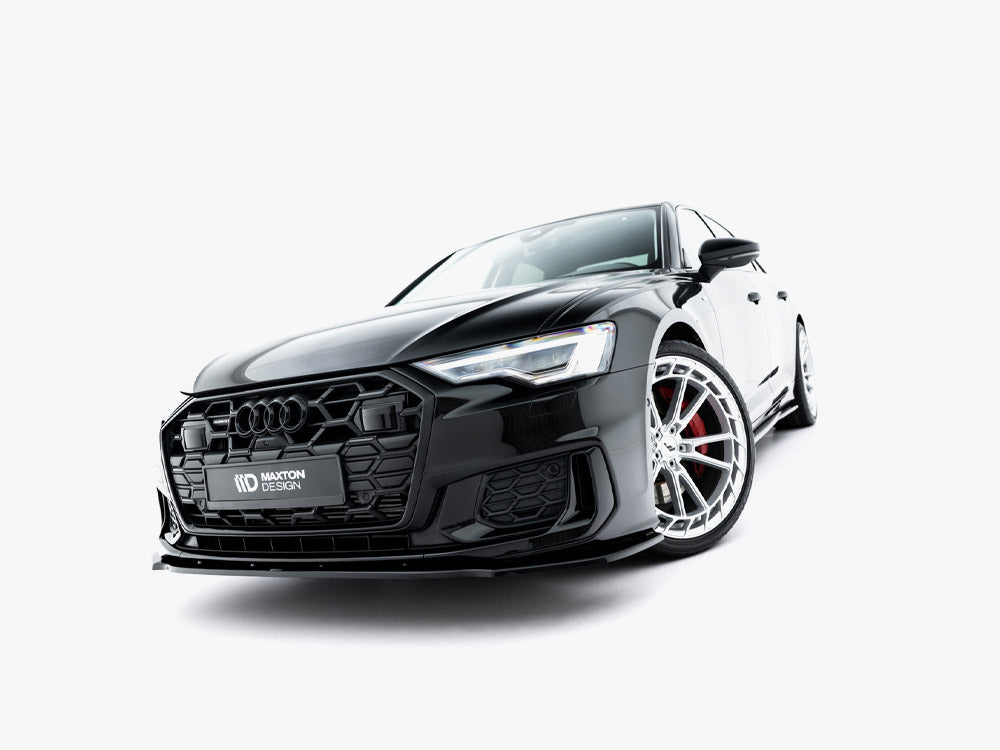 Maxton Design Front Splitter V.1 Audi A6 S-Line / S6 C8 - Wayside Performance 