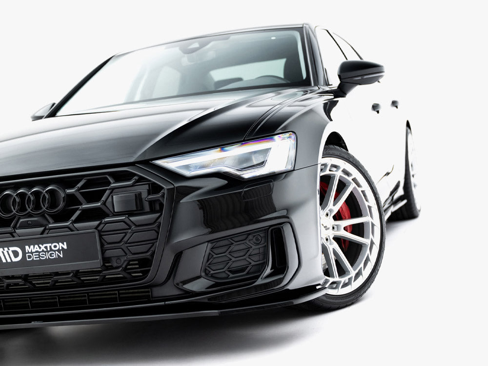 Maxton Design Front Splitter V.1 Audi A6 S-Line / S6 C8 - Wayside Performance 