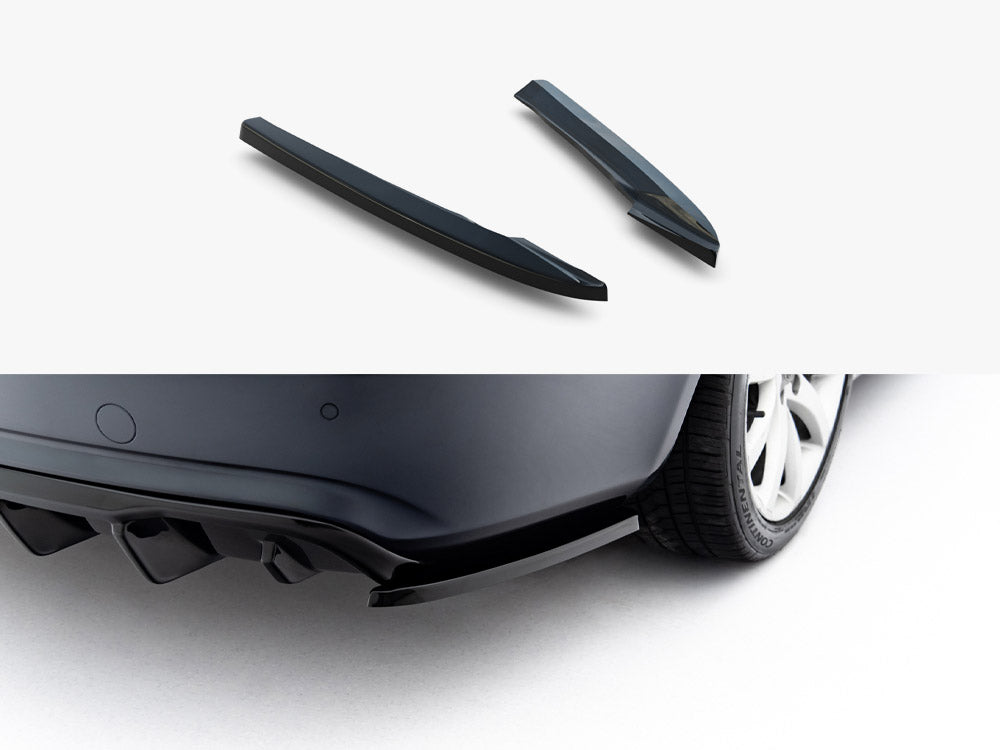 Maxton Design Rear Side Splitters Audi A4 B8 Facelift - Wayside Performance 