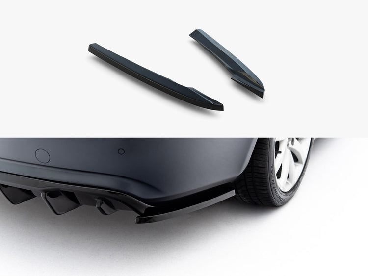 Maxton Design Rear Side Splitters Audi A4 B8 Facelift - Wayside Performance 
