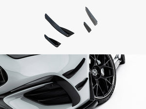 Maxton Design front bumper wings (canards) for Mercedes-AMG CLE 53, enhancing the car's aerodynamics and styling.