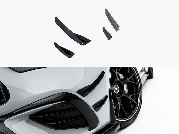 Maxton Design front bumper wings (canards) for Mercedes-AMG CLE 53, enhancing the car's aerodynamics and styling.