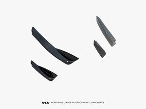 Maxton Design front bumper wings for Mercedes-AMG CLE 53, enhancing aerodynamics with a sleek, modern look.
