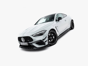 MAXTON® DESIGN front bumper wings for Mercedes-AMG CLE 53, showcasing aerodynamic styling and sleek design.