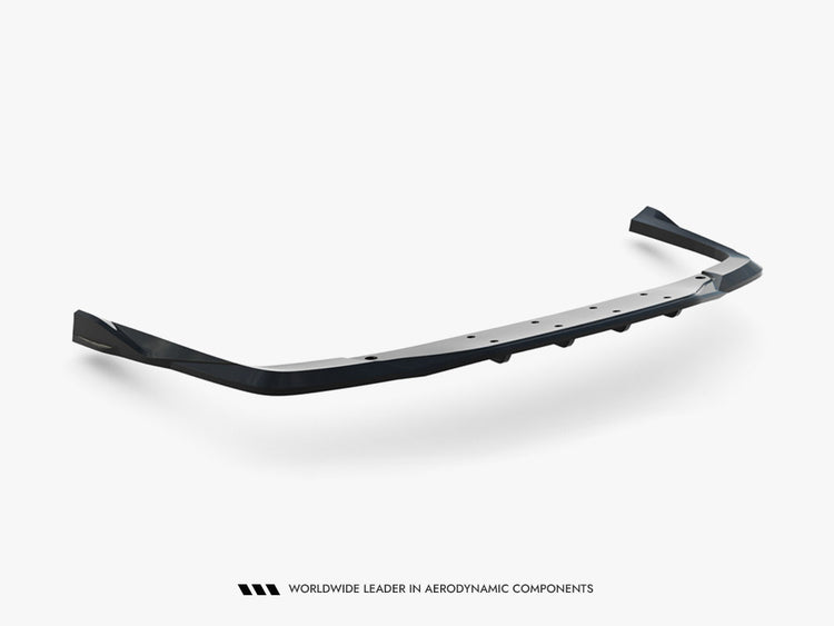 Maxton Design Mercedes-AMG CLE 53 rear splitter with vertical bars, body styling accessory for aerodynamic enhancement.