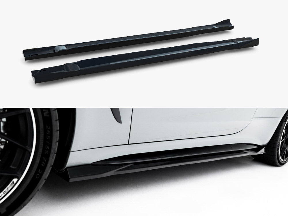 Maxton Design Side Skirt Diffusers Mercedes-AMG CLE 53 Aero C236 - Wayside Performance 