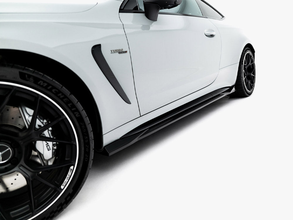 Maxton Design Side Skirt Diffusers Mercedes-AMG CLE 53 Aero C236 - Wayside Performance 
