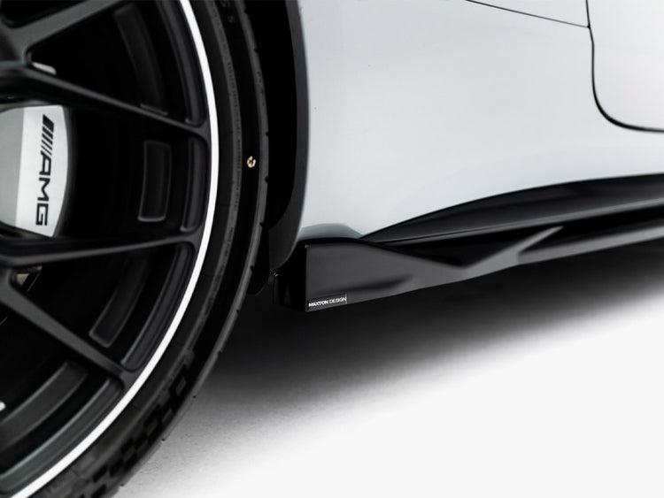 Maxton Design Side Skirt Diffusers Mercedes-AMG CLE 53 Aero C236 - Wayside Performance 