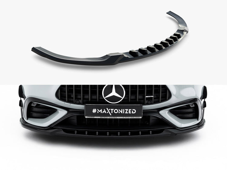 Maxton Design Front Splitter Mercedes-AMG CLE 53 Aero C236 - Wayside Performance 