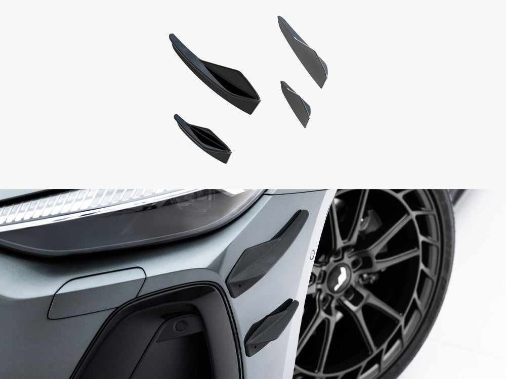Maxton Design Front Bumper Wings (Canards) Audi A5 S-Line / S5 Sedan / Avant B10 - Wayside Performance 