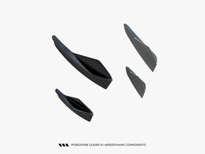 Maxton Design Front Bumper Wings (Canards) Audi A5 S-Line / S5 Sedan / Avant B10 - Wayside Performance 