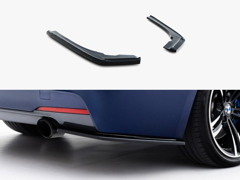 Maxton Design Rear Side Splitters BMW 3 M-Pack Sedan / Touring F30 / F30 Facelift / F31 / F31 / F31 Facelift - Wayside Performance 