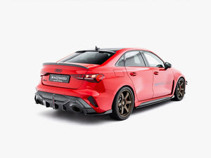 Maxton Design Prepreg Carbon Fiber Tailgate Spoiler V.2 Audi RS3 / S3 / A3 S-Line / A3 Sedan 8Y Facelift - Wayside Performance 