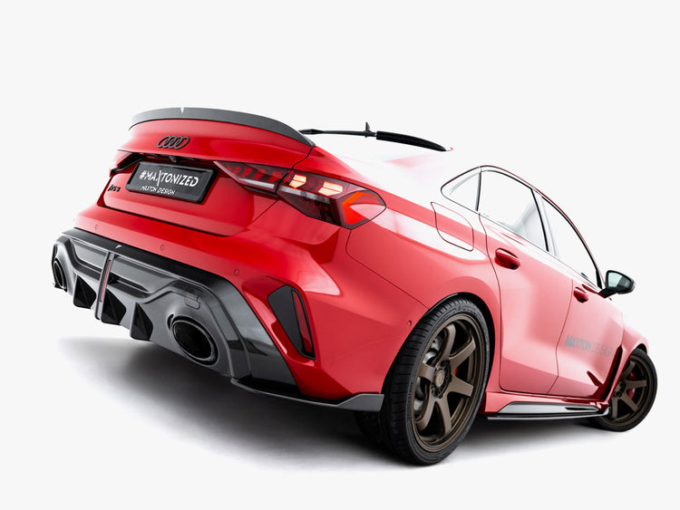 Maxton Design Prepreg Carbon Fiber Rear Diffuser Audi RS3 Sedan 8Y Facelift - Wayside Performance 
