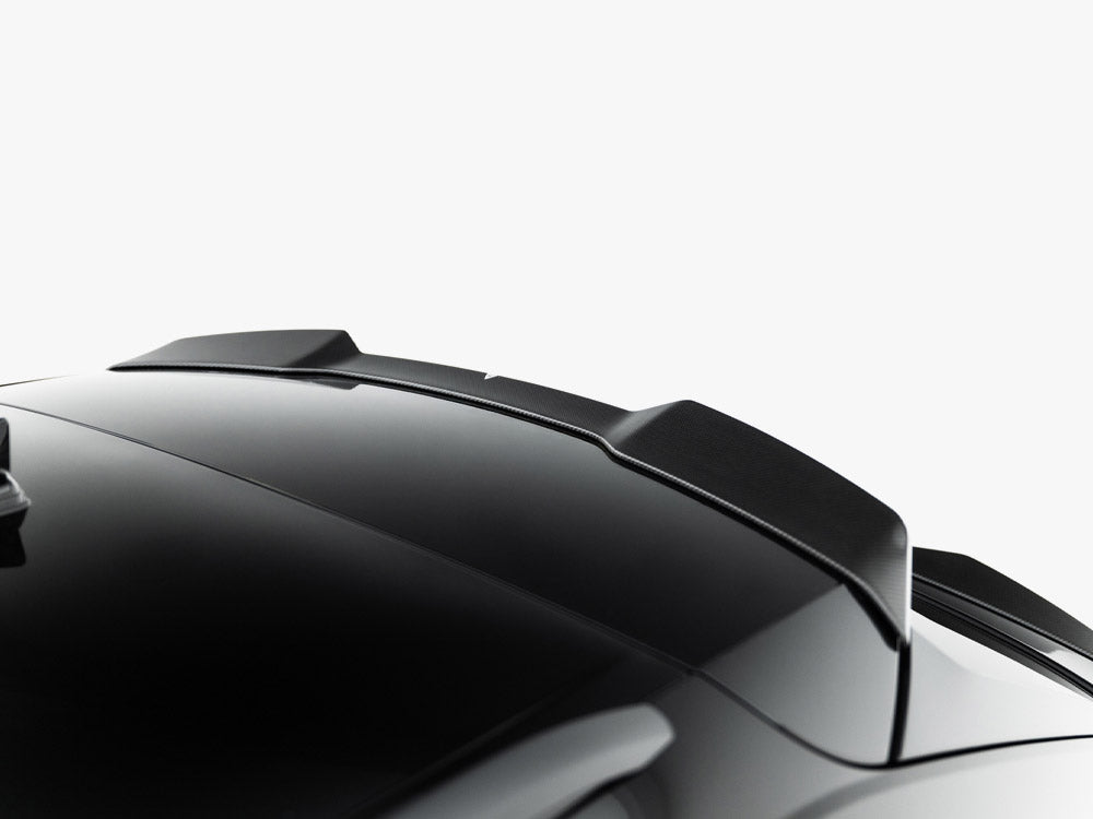 Maxton Design Carbon Fiber Tailgate Spoiler (Upper) Audi SQ8 / Q8 S-Line Mk1 Facelift - Wayside Performance 