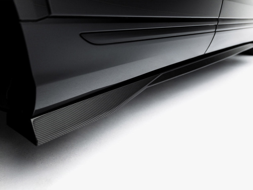 Maxton Design Prepreg Carbon Fiber Side Skirts Audi SQ8 / Q8 S-Line Mk1 Facelift - Wayside Performance 