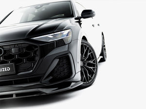 Maxton Design Prepreg Carbon Fiber Front Splitter Audi SQ8 / Q8 S-Line Mk1 Facelift - Wayside Performance 