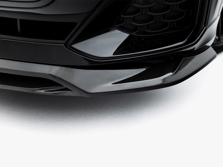 Maxton Design Prepreg Carbon Fiber Front Splitter Audi SQ8 / Q8 S-Line Mk1 Facelift - Wayside Performance 