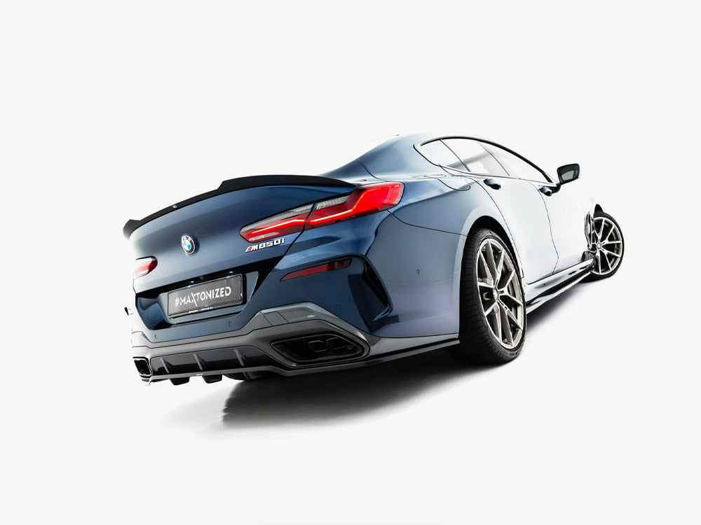 Maxton Design Rear Splitter (Vertical Bars) BMW 8 Gran Coupe M-Pack G16 - Wayside Performance 