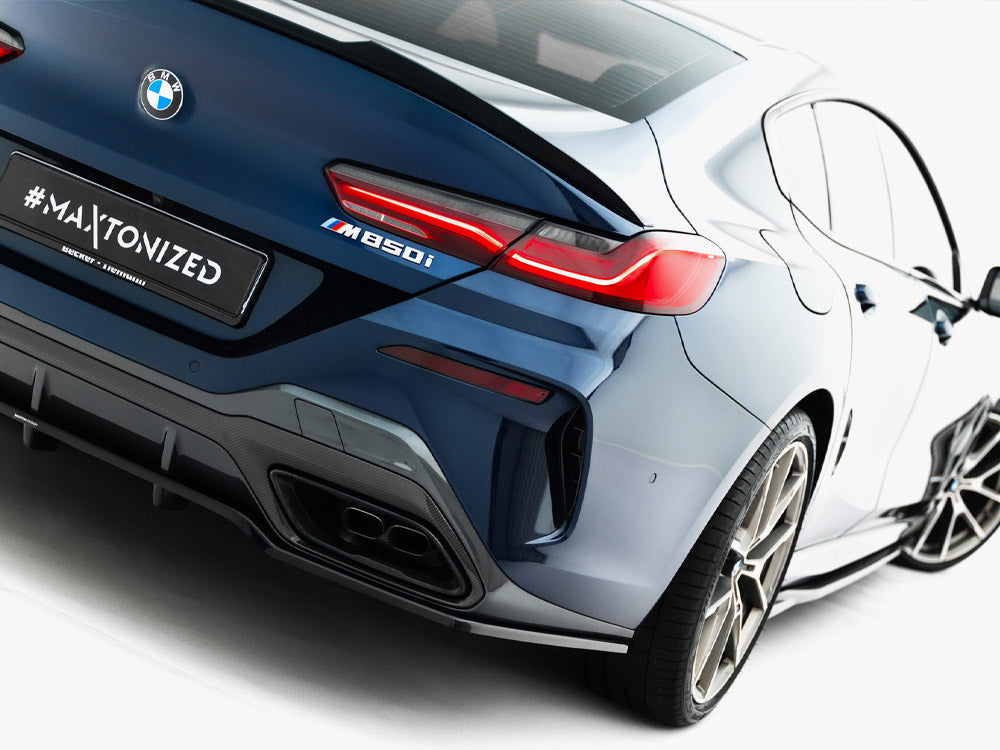 Maxton Design Rear Splitter (Vertical Bars) BMW 8 Gran Coupe M-Pack G16 - Wayside Performance 