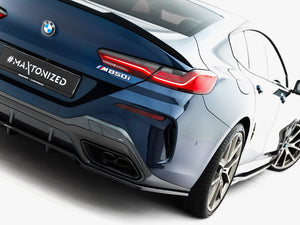 Maxton Design Rear Splitter (Vertical Bars) BMW 8 Gran Coupe M-Pack G16 - Wayside Performance 