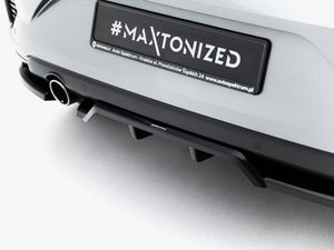 Maxton Design Rear Splitter (Vertical Bars) Renault Clio Mk5 Facelift - Wayside Performance 