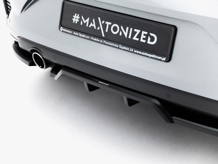 Maxton Design Rear Splitter (Vertical Bars) Renault Clio Mk5 Facelift - Wayside Performance 