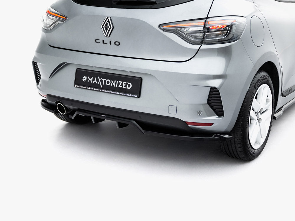 Maxton Design Rear Splitter (Vertical Bars) Renault Clio Mk5 Facelift - Wayside Performance 