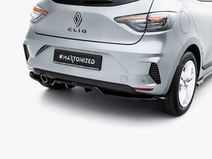 Maxton Design Rear Splitter (Vertical Bars) Renault Clio Mk5 Facelift - Wayside Performance 