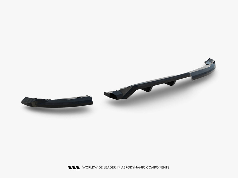 Maxton Design Rear Splitter (Vertical Bars) Renault Clio Mk5 Facelift - Wayside Performance 