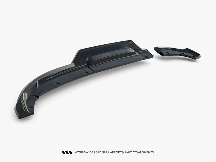 Maxton Design Rear Splitter (Vertical Bars) Renault Clio Mk5 Facelift - Wayside Performance 